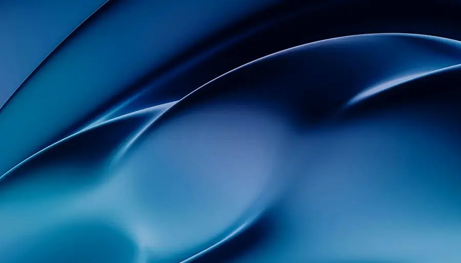 Abstract blue background with smooth, curved lines—reflecting How We Deliver sleek, flowing, and modern design solutions.